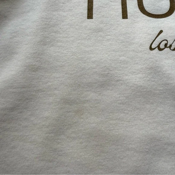 Nuuds Los Angeles Women’s Pullover Crewneck Sweatshirt Cream Off White Size XL - Picture 8 of 9